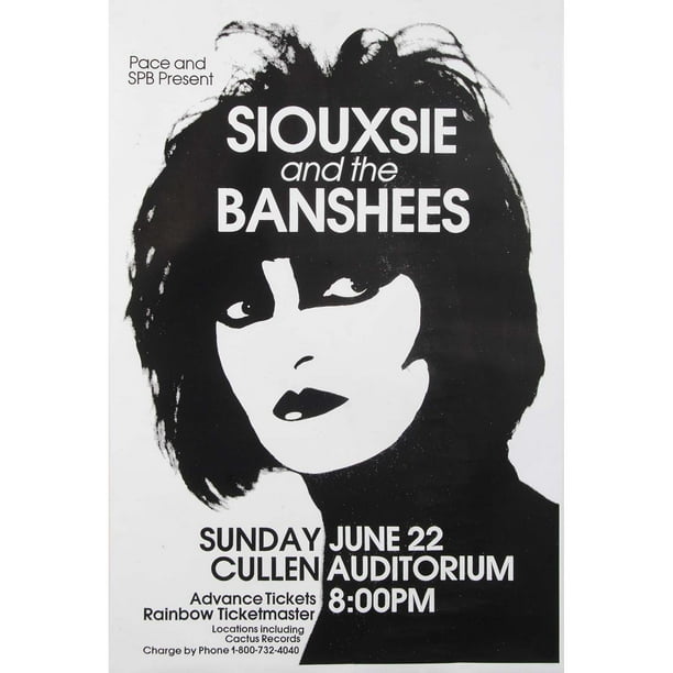 SIOUXSIE & THE BANSHEES 24X36 POSTER PRINT 